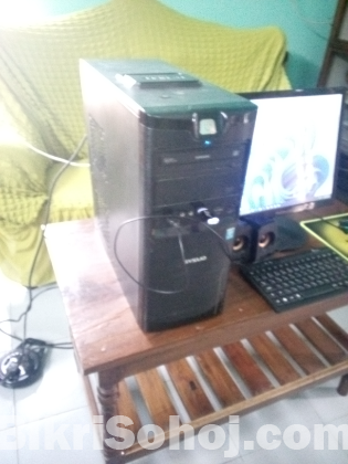 Full Setup i7 4th Gen PC with 19-inch Monitor & RGB Mouse